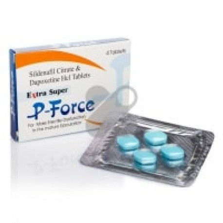 Extra Super P-Force 4x200mg - Sildenafil + Dapoxetine