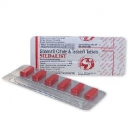 Sildalist - 6x120mg - Sildenafil citrate & Tadalafil tablets